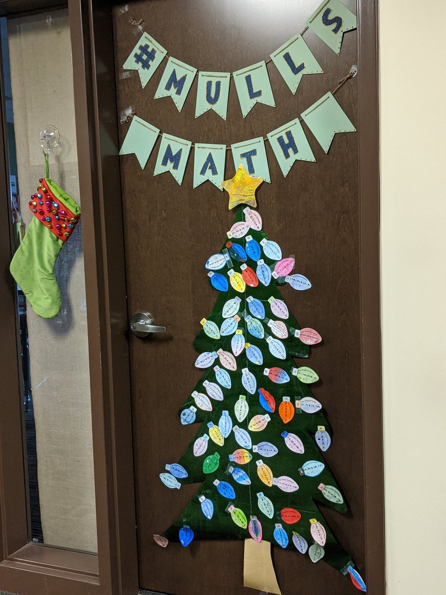 missmull214's tweet photo. Today in Algebra students warmed up by doing a slope problem and lighting our tree at the same time! #mullsmath #happyholidays #ochristmastree  #wearemeridian https://t.co/MW3TLUje8c