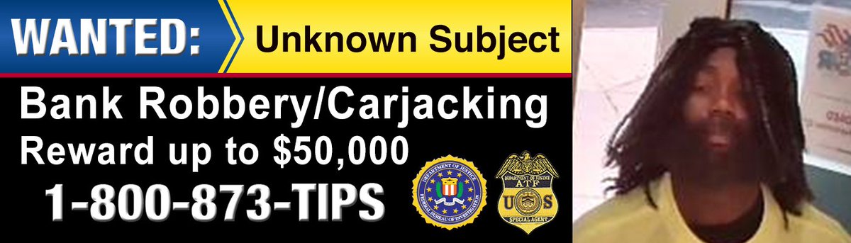 Please share this post to help us find this dangerous suspect!

Reward increases for man wanted for bank robberies and carjackings in Tampa Bay.
He is also suspected in the armed robbery and shooting of a Brink's driver and good samaritan in Brandon, Florida on 12/6/19.