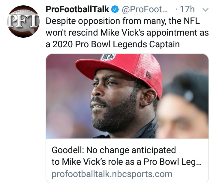 FreeToLaughPod's tweet photo. Nice win against the holier than thau cancel culture. #michaelvick #nfl #cancelculture https://t.co/Lji8z9vypo