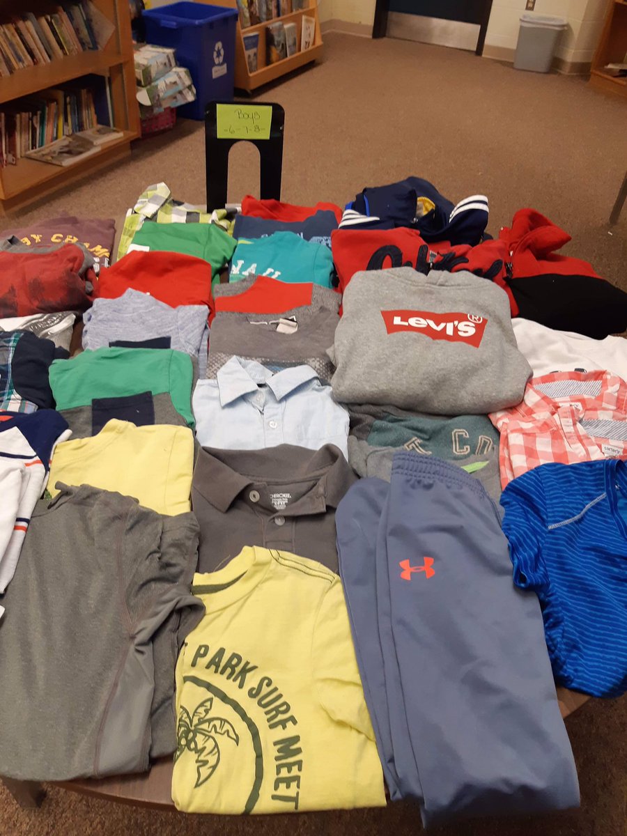 olsnpsc's tweet photo. Our Clothing Swap put on by our student council is running tomorrow from 9:00-10:30 &amp; 1:30-3:00. @olsnpsc https://t.co/Rbsj4IpQfS
