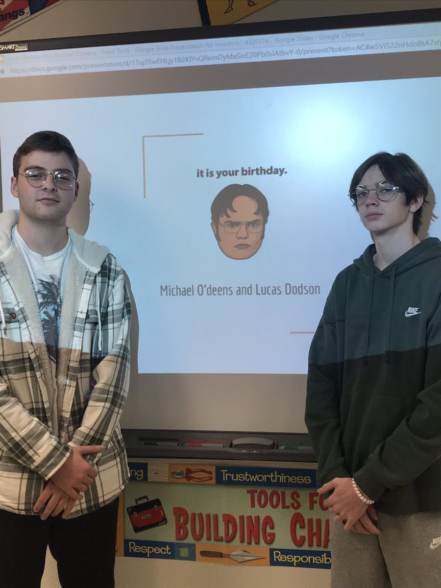 joates20's tweet photo. More entrepreneurs today giving business pitches about  their food trucks! One even created an Instagram to promote. @BradLancasterLT @gbutler74 @PatrickM_Hinson https://t.co/74rpk45VdB