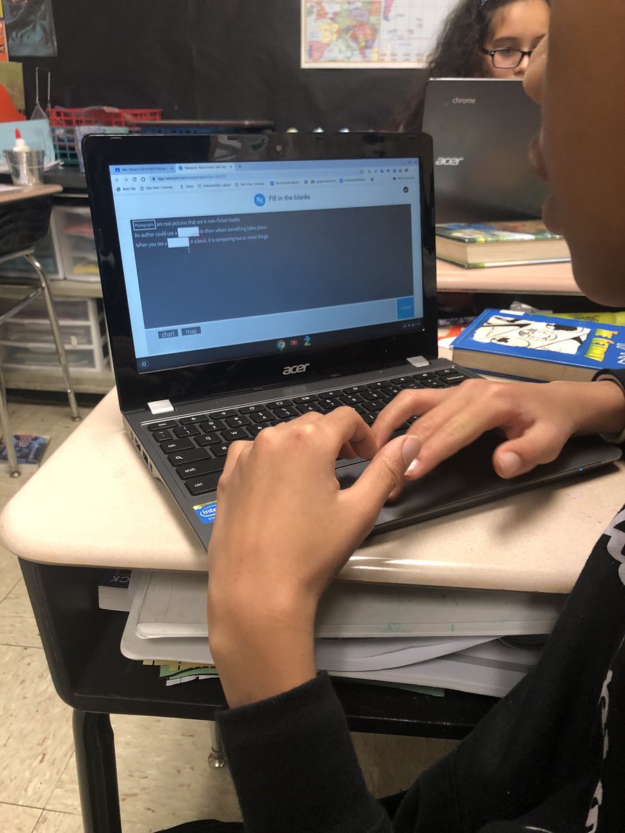 ktelizabeth20's tweet photo. Thank you @nearpod for being an engaging interactive tool the kids love!  We reviewed text features today for our research reports! Kids were  engaged and I was able to get immediate student feedback! https://t.co/lfnKr55yhl