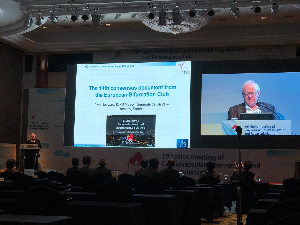 We are live at the 19th JCR in busan with Dr Yves Louvard