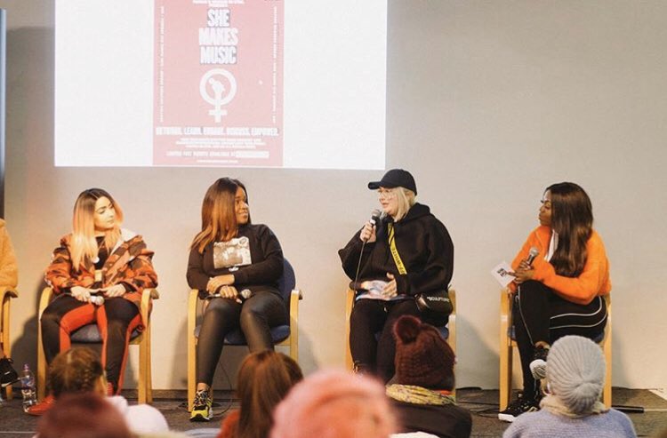 punchrecords's tweet photo. #21DaysofReflection - Another one for international women’s day earlier this year with SHE MAKES MUSIC. An all female industry panel in collaboration with @womeninctrl and @NadiaCTRL at @Access_Creative https://t.co/zYUJcYqQKW