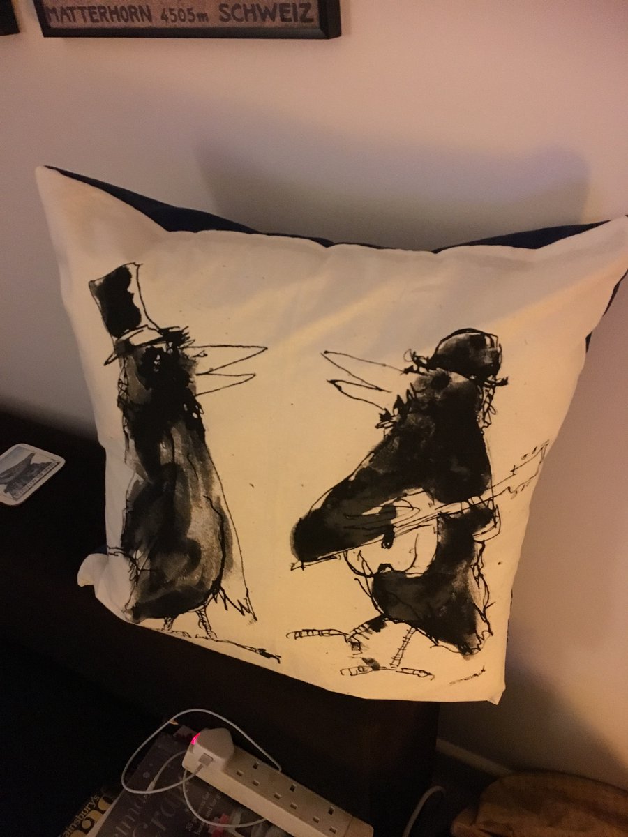 Jimnogene's tweet photo. Tea towels to cushions @sonoftownhall suggested it @litlisac did it.....👍 https://t.co/787bDHP3ll
