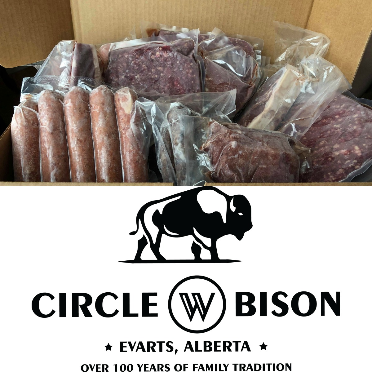 TaraNoland's tweet photo. Watson's Fine Meats #delivers Alberta farmed & premium #bison #meat right to your door! The Watson's have been farming & ranching for 100+ years. We are so excited to try all this amazing #bison! #ad #watsonsfinemeats #eatalbertafirst #albertabison #yyc https://t.co/rpHSgCUR4p https://t.co/pSGP9SP4Fp