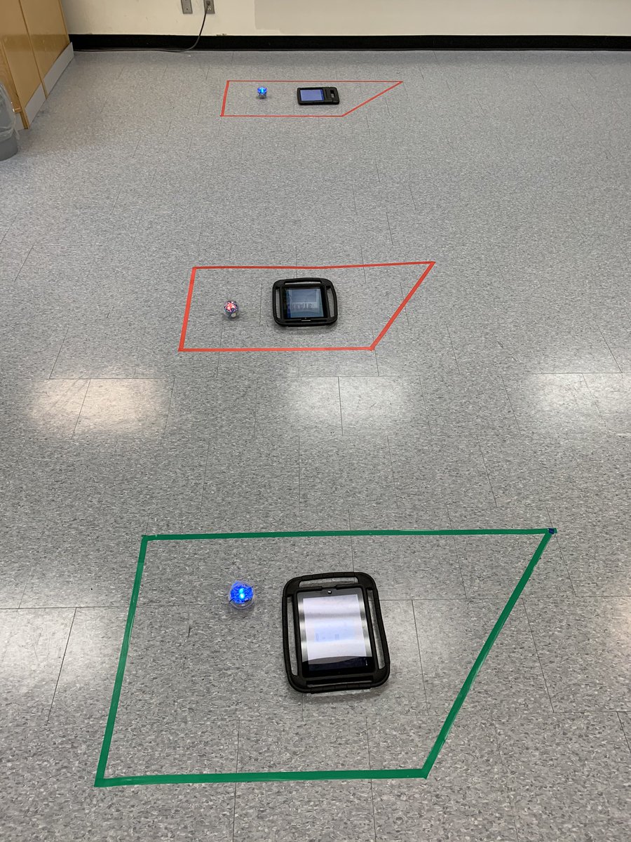 MrHuebertOCT's tweet photo. Yesterday we challenged @MrBurnsGr6 SS to code a Sphero to navigate the outline of a trapezoid to practice and demonstrate their knowledge and understanding of angles! They had a blast! @DrCFCannonPS @DurhamDSB @DDSB_STEM #DDSBSTEM #CLCWeek @DDSB_EdTechs https://t.co/OIxq4Fmyho