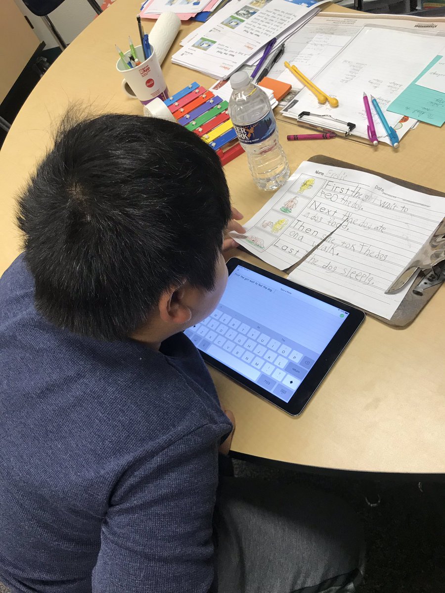 janlangdon3's tweet photo. I love Seesaw!  Student publishing their very own writings. https://t.co/FLZGbPFFV0