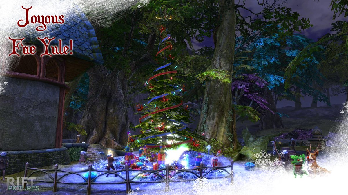 A Joyous Fae Yule! Made with rift.pictures/yulifier/ <a href="/RiftGame/">RIFT | Play Now!</a> <a href="/RiftPictures/">RiftPictures</a> <a href="/Gamigo/">gamigo group | Play Now! 💙💛</a>  #riftgame #rift #faeyule #festivecard #merrychristmas