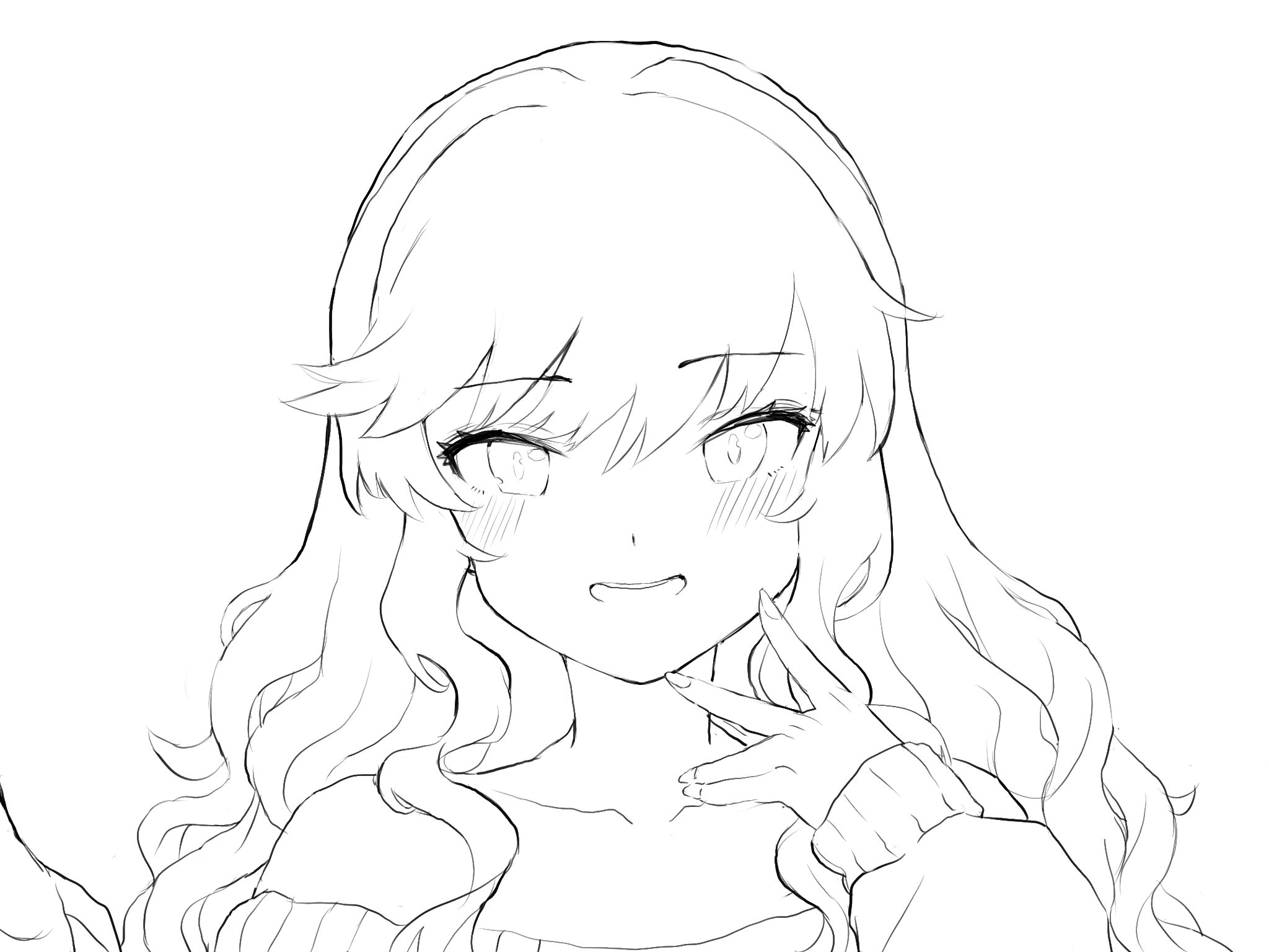 そろつ 線画練習にギャルを描いたり描かなかったり T Co Qrm9lnx0wm Twitter