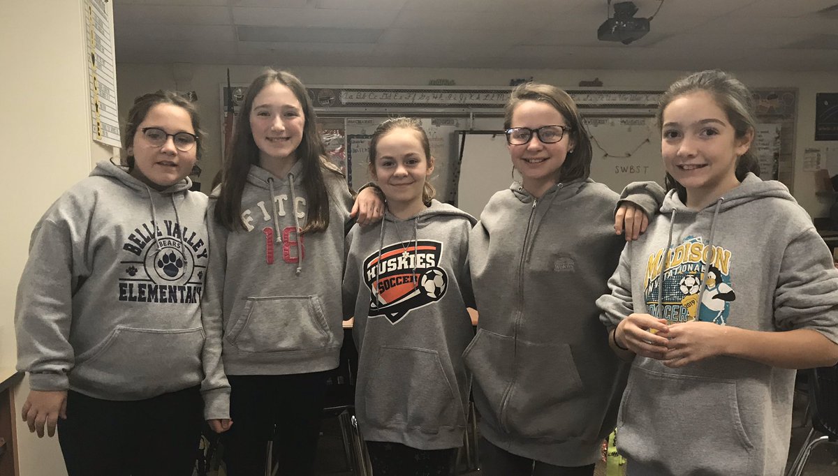 KleinStudents's tweet photo. It was grey hoodie day in 6th grade apparently 😂 https://t.co/RtQDRsNYtP