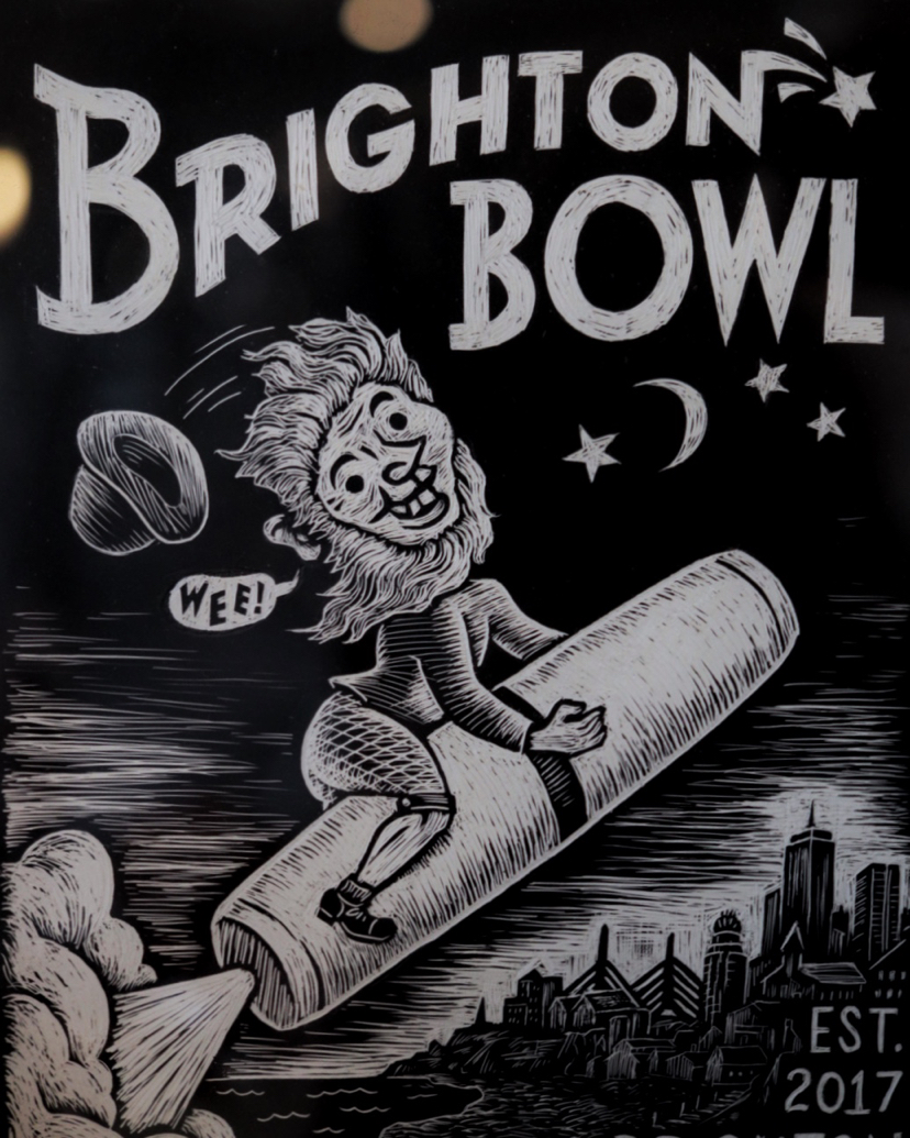 Flatbreadbright's tweet photo. It’s almost Friday folks! Start your weekend early with some bowling 🎳 #flatbreadbrighton #bowlbrighton https://t.co/HxRwYQUffU