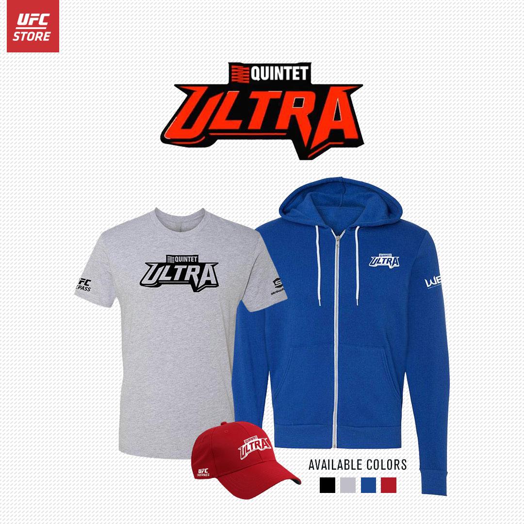 ufcstore's tweet photo. Like this if you're watching #QUINTETUltra on @UFCFightPass? We have #TeamUFC #TeamPRIDE #TeamWEC & #TeamStrikeforce merch now available online >> https://t.co/5NYjZyFX61. Reply with your favorite team and who will win it all? #ufc #ufcstore #ufcfightpass https://t.co/3JmjfHGwQN