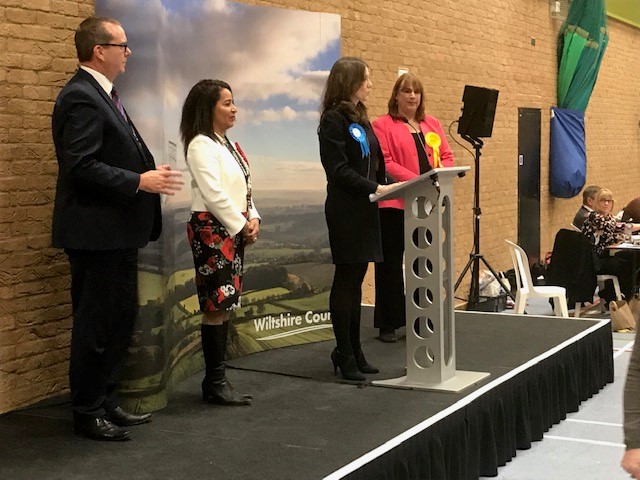#GE2019 #trustednews

CHIPPENHAM RESULT

4.31am - Chippenham results: Martha Anachury (Labour) 6,399 votes; Helen Belcher (Liberal Democrat) 19,706 votes; Michelle Donelan (Conservative) 30,994 votes. Michelle Donelan (Con) is elected MP for Chippenham