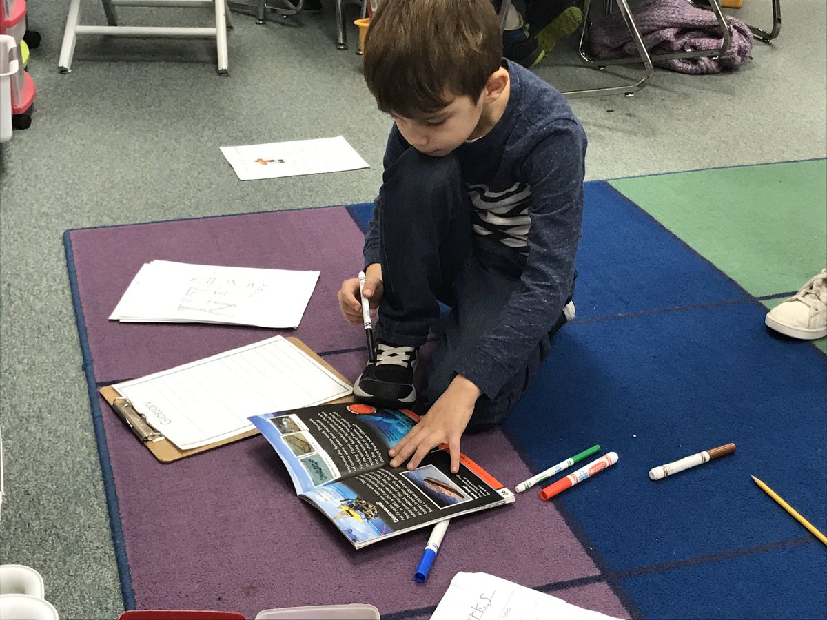 MrsWeller64's tweet photo. “I’m  researching information like Seymour Simon. I’m reading sharing my Titanic knowledge with my friends.” Just love readers’ and writers’ workshop! #engaged64 #franklind64  #falconsd64 https://t.co/h9il5lO8Ib