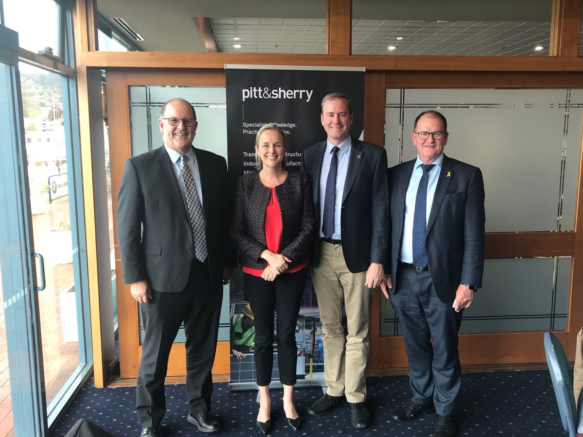 We were proud to sponsor the Roads Australia lunch in Hobart today. Our CEO Benita Husband delivered the vote of thanks to the key note speaker, Tasmanian minister Hon. Michael Ferguson.

#infrastructure #Engineering #transportinfrastructure #pittsherry