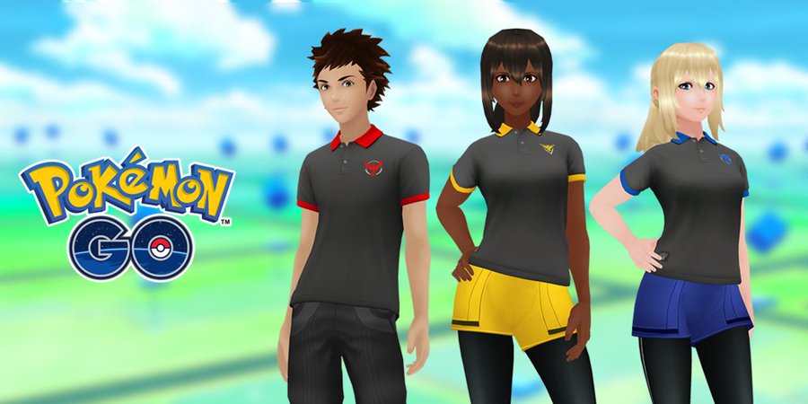ポケモンgo 各チームカラーをあしらったポロシャツ実装 実物販売も Mogulive