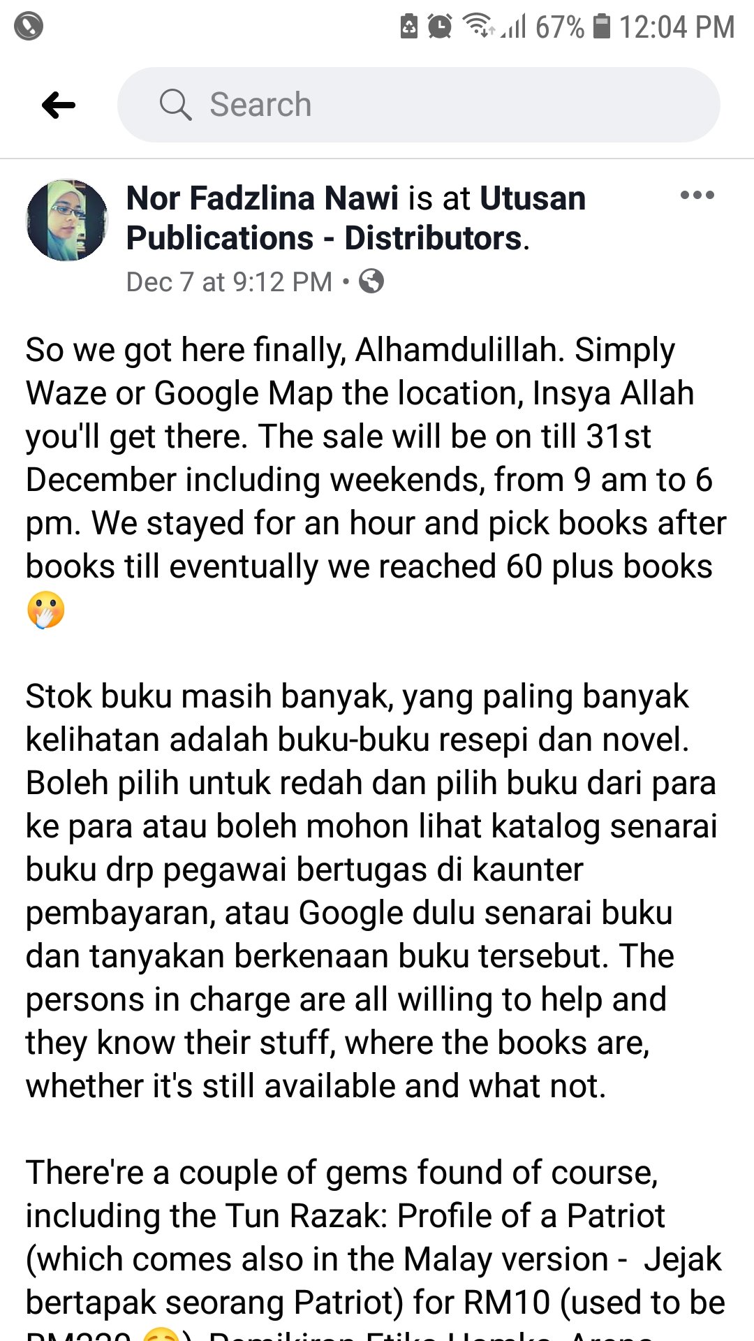Lily Travelholic On Twitter Utusan Publications Warehouse Sale Jom Gi Ramai2