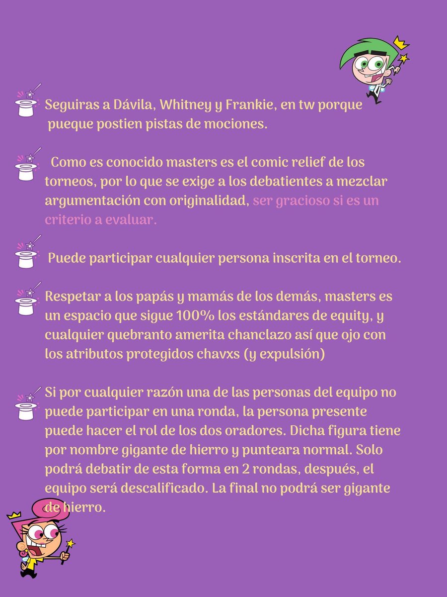 TiidMrl's tweet photo. A 5 días del torneo más esperado del año, llega por su respectivo torneo de masters y les pedimos a todxs que revisen el nuevo reglamento antes de inscribirse. ¡Nos vemos muy pronto!
Link de registro: https://t.co/hiW1CyMJ7T…
SIGAN A: @Frankiebermude1 @carloshumda y @WRuvals https://t.co/z905qVH6uz