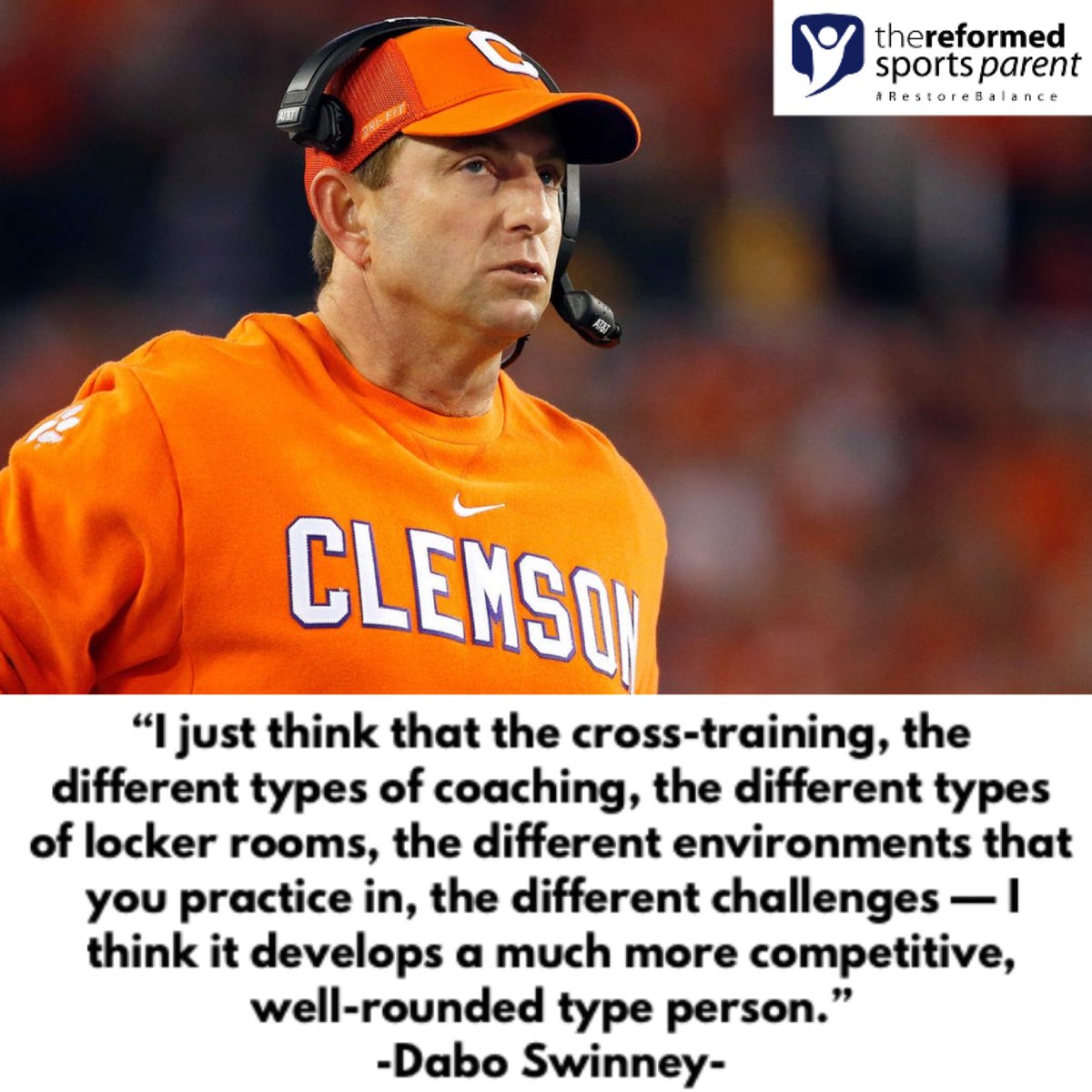 ReformedSptProj's tweet image. #YouthSports #MultipleSports #TheReformedSportsParent