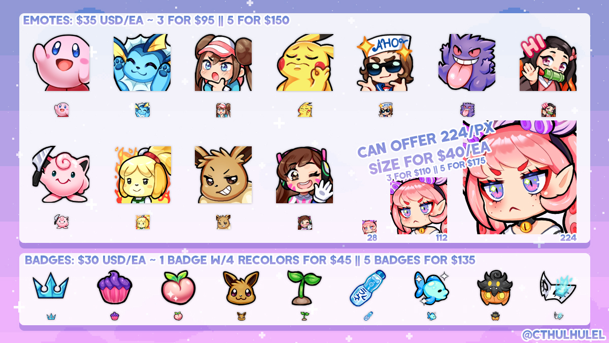 Stacie Twitch If Anyone Would Like Some Emotes Lemme Know Website T Co Zppm8xoemp Portfolio T Co 3un7cwaof6 Order Form T Co Ffdpufyynh T Co Ah9bochl4f Twitter