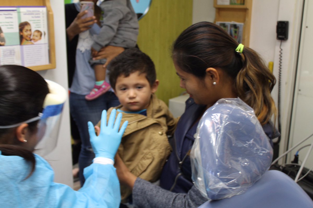 Children in our Home-Based program received free oral screenings, fluoride varnishes and oral hygiene instructions all thanks to the “Seals on Wheels Mobile Dental Program” sponsored by the Florida Department of Health in Miami Dade County @healthy_fla 🦷