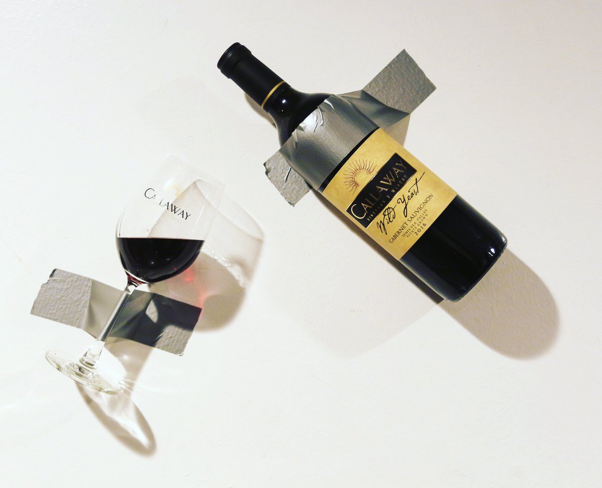 CallawayWinery's tweet image. It’s not a banana and it’s not $120,000. But you can have it for $58. callawaywinery.com  #artbasel #artbaselmiami #thecomedian #modernart #winecountryart #artlovers #winelovers #thirstythursday #abc7eyewitness #temecula #visittemecula #temeculawinecountry #temeculavalley