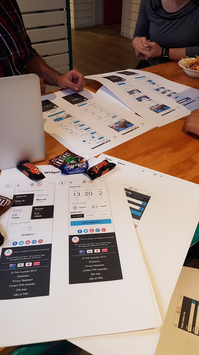 Testing some new concepts out today at #SydneyCentralYHA... come along, have your say and get some free snacks!