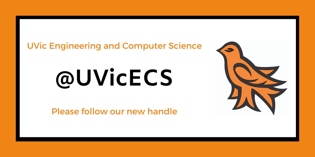 The University of Victoria's Faculty of Engineering has changed Twitter handles. The old handle - <a href="/UVicEngrCSc/">UVic's Engineering Faculty</a> - will no longer be active. Please check out our new handle, <a href="/UVicECS/">UVic Engineering and Computer Science</a>.
Thank you!