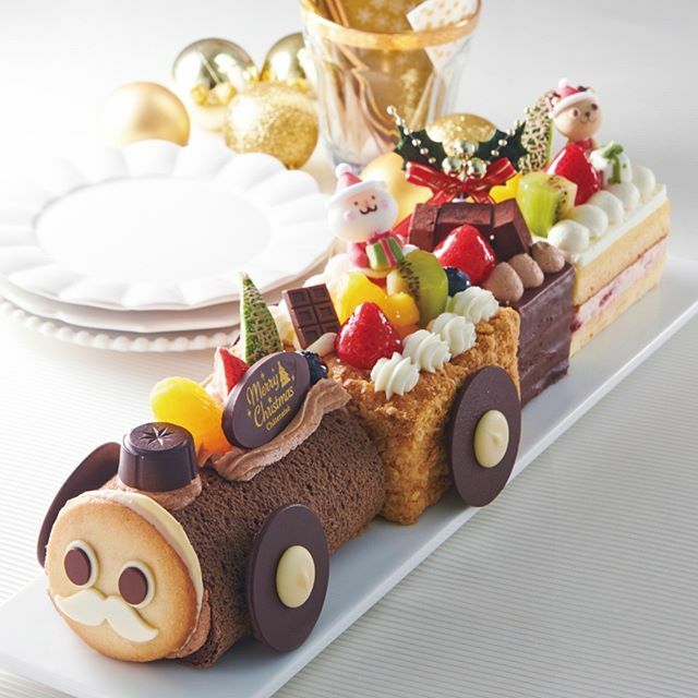 シャトレーゼ 公式 おいしいプレゼントを乗せて出発進行 個性あふれる4つのケーキでできた列車です シャトレーゼ Chateraise クリスマス クリスマスケーキ ケーキ クリスマスパーティー 冬休み メリークリスマス トレイン 列車 電車