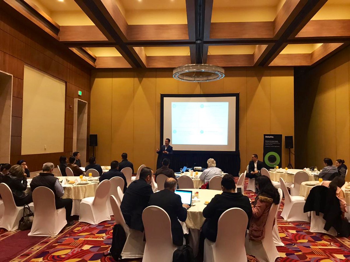DeloitteMX's tweet photo. En nuestra última sesión de #PROCAF en Aguascalientes compartimos con nuestros invitados los puntos finos de la reforma fiscal 2020 en la cual, con el apoyo de nuestros abogados de Tax Controversy se profundizó en el análisis de las disposiciones aplicables a la razón de negocios https://t.co/j7AtDpreZn
