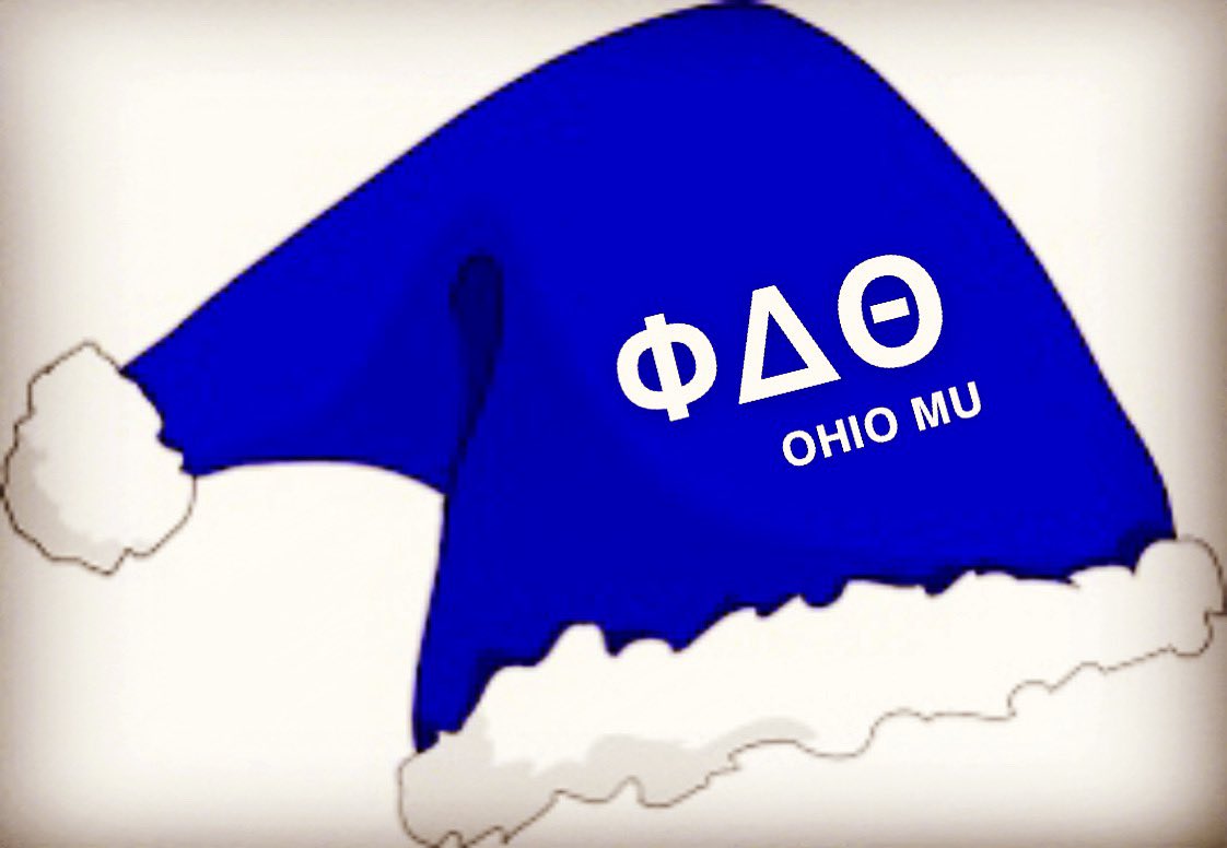 pdtohmu's tweet image. The brothers of PDT Ohio Mu would like to wish everyone a happy holiday season!! #PhiDeltaTheta #ProudtobeaPhi