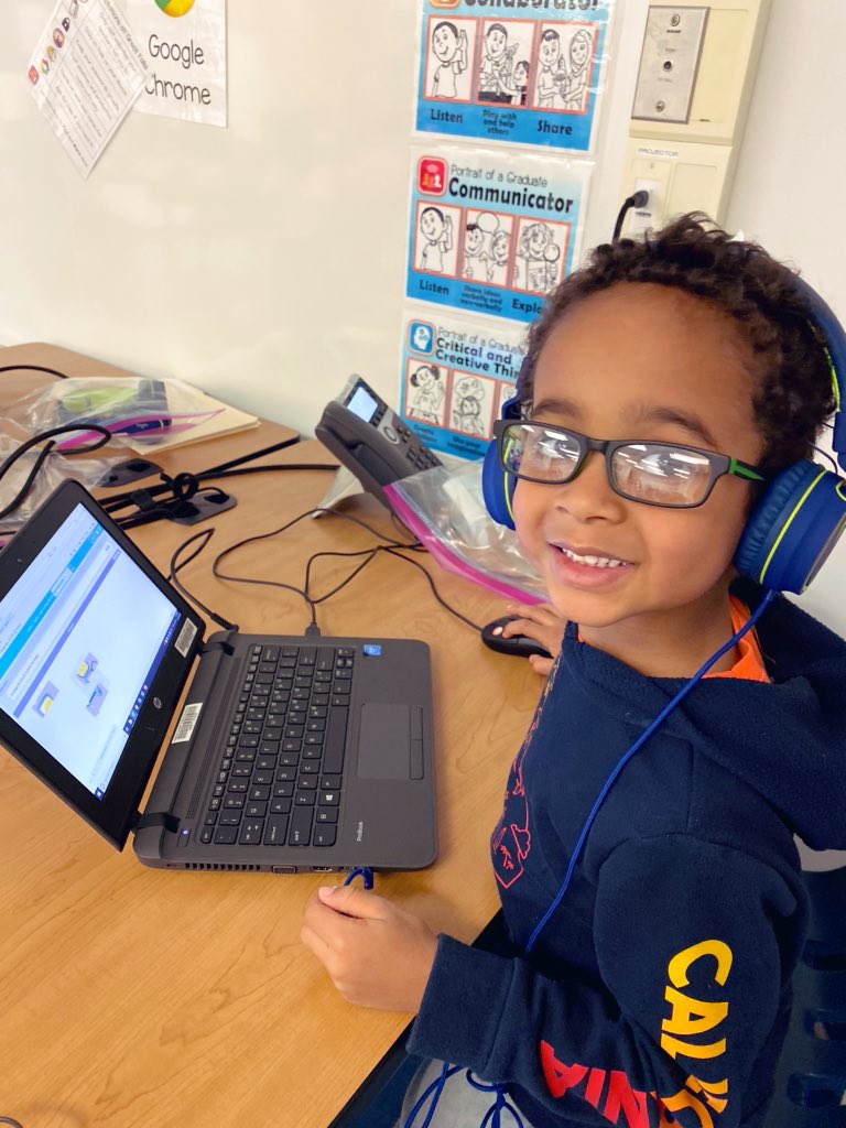 ACarlson345's tweet photo. Our kindergarteners are using their critical and creative thinking skills while participating in #hourofcode #codingisforeveryone @Gr8FallsES #ourfcps @FCPSRegion1 https://t.co/wRDFuDVK3h