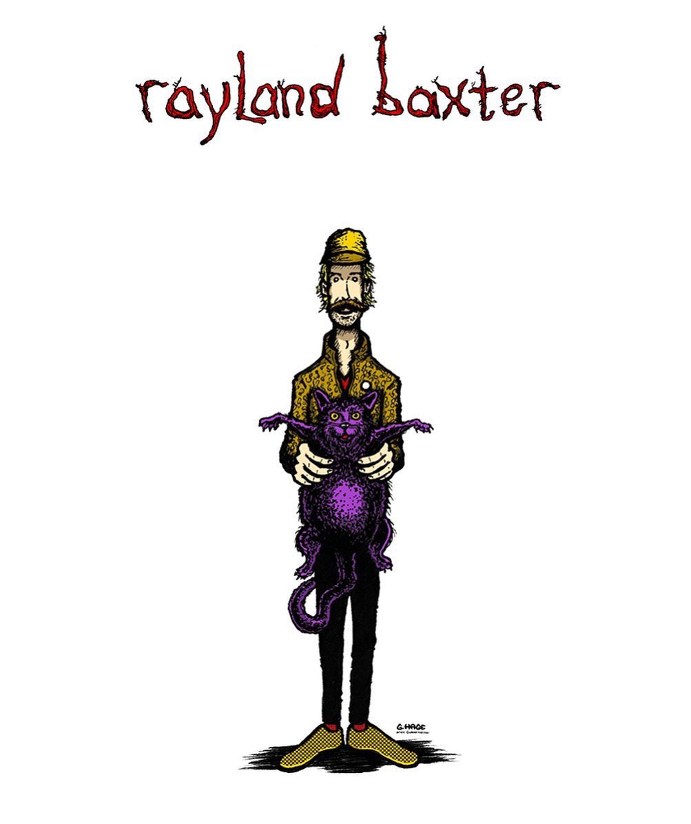 An old drawing I did for my buddy @RaylandisHere after a Gilbert Shelton pose. 
Still happy with it and the lettering. #raylandbaxter #hageart