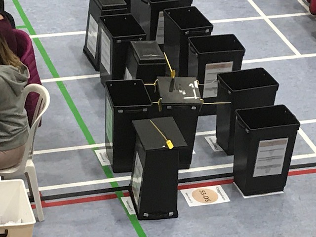 #GE2019 #trustednews

CHIPPENHAM COUNT

00.50am - still waiting for the first stage count figures to be announced. There are still at least two ballot boxes unopened and waiting to be counted for the Chippenham constituency and several for North Wilts, which is a more rural area.