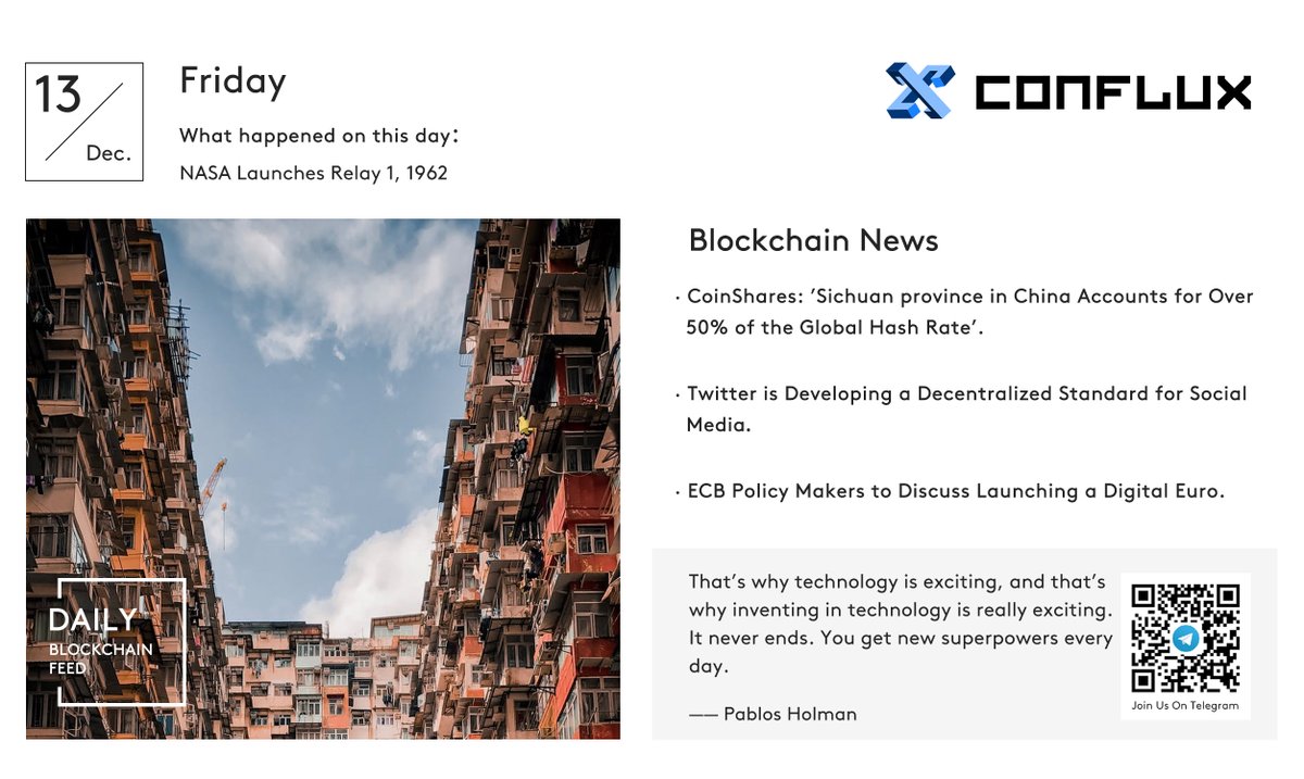 Conflux_Network's tweet image. #Daily #Blockchain #Feed #TGIF Happy Friday the 13th...🔪 😱 You think today is scary? What about a #globally connected future world 🌏 with #trust built into its foundation? ...Sounds scary awesome 😎