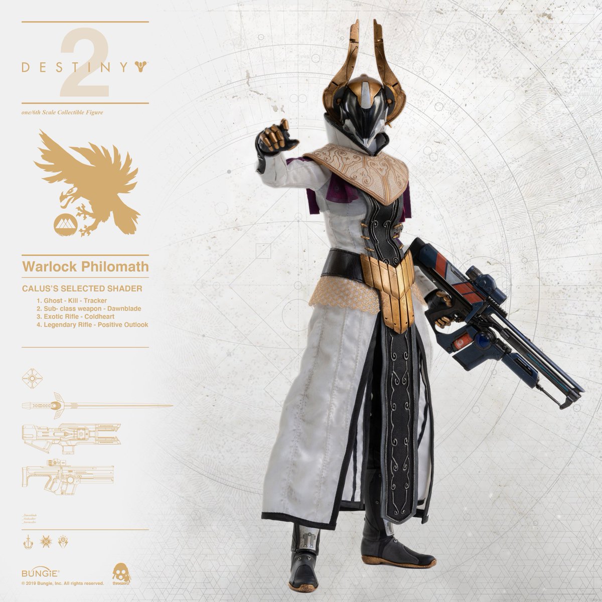 Threezerohk Preorder For Destiny 2 Warlock Philomath Figures Begins 16 Dec See Full Galleries Golden Trace Shader T Co Msetmpnhbo Calus S Selected Shader T Co 9uanymwgyt Threezero Bungie Destiny Destiny2 Warlock