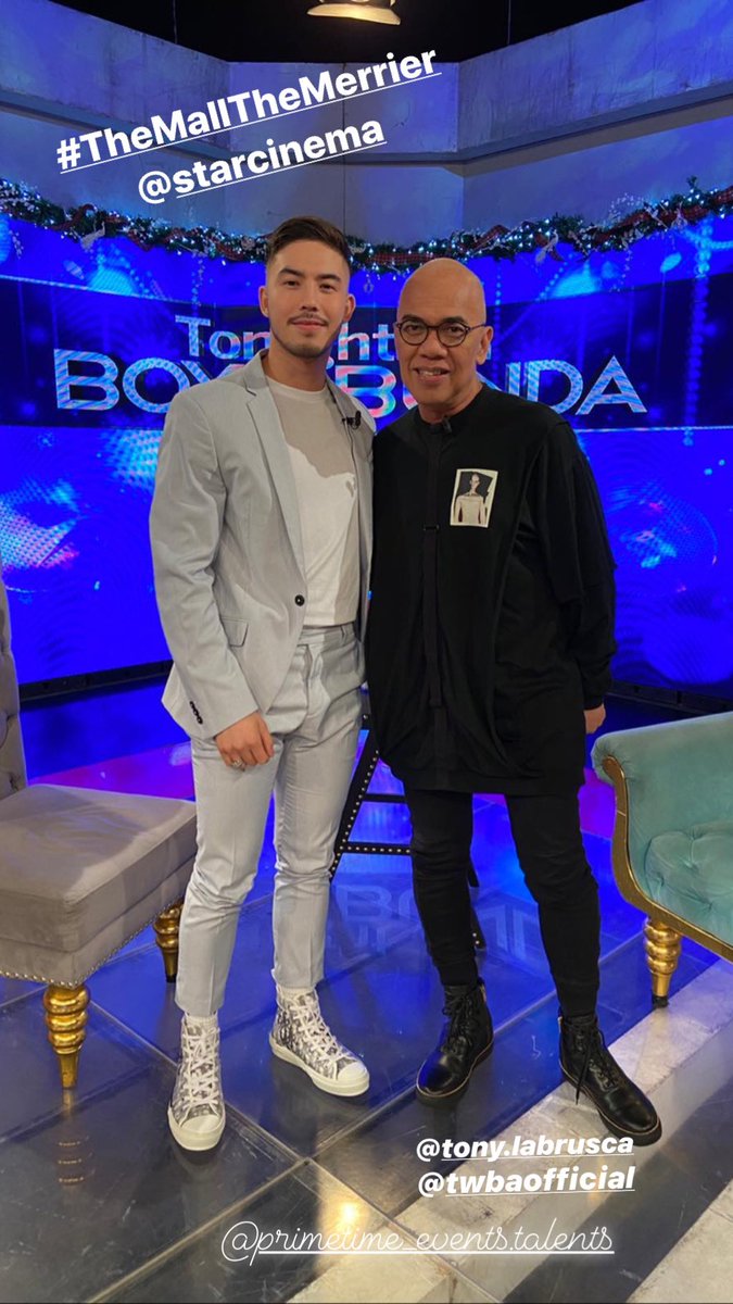 marcolme's tweet photo. Tony Labrusca for #TheMallTheMerrier guesting on @TWBAofficial @StarCinema @petmcl @tonythesharky https://t.co/0L5CVVdwfV