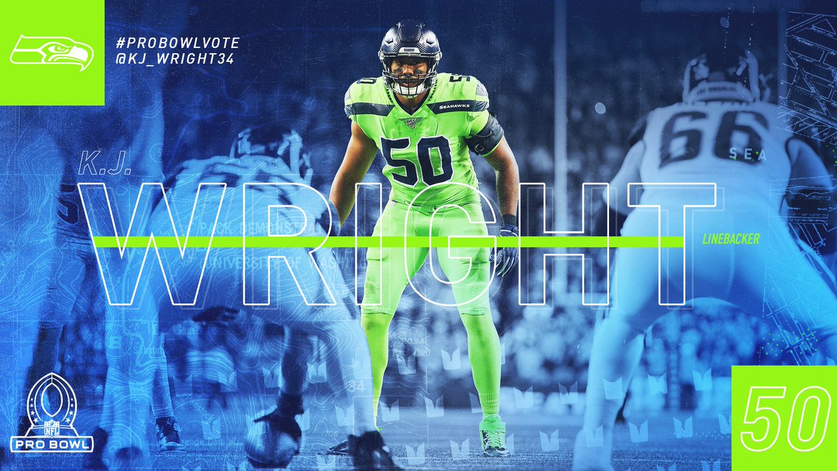 Seahawks's tweet image. There's still time left! 🚨

RT to #ProBowlVote our guys! 

@DangeRussWilson 
@KJ_WRIGHT34 
@Bwagz 
@TDLockett12