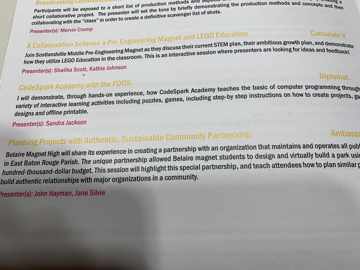 CounselorHicks's tweet photo. I’m looking forward to presenting @codesparkapp at #MSMS2019 on Friday from 12:45-2:00PM https://t.co/DKNQX9zKAn