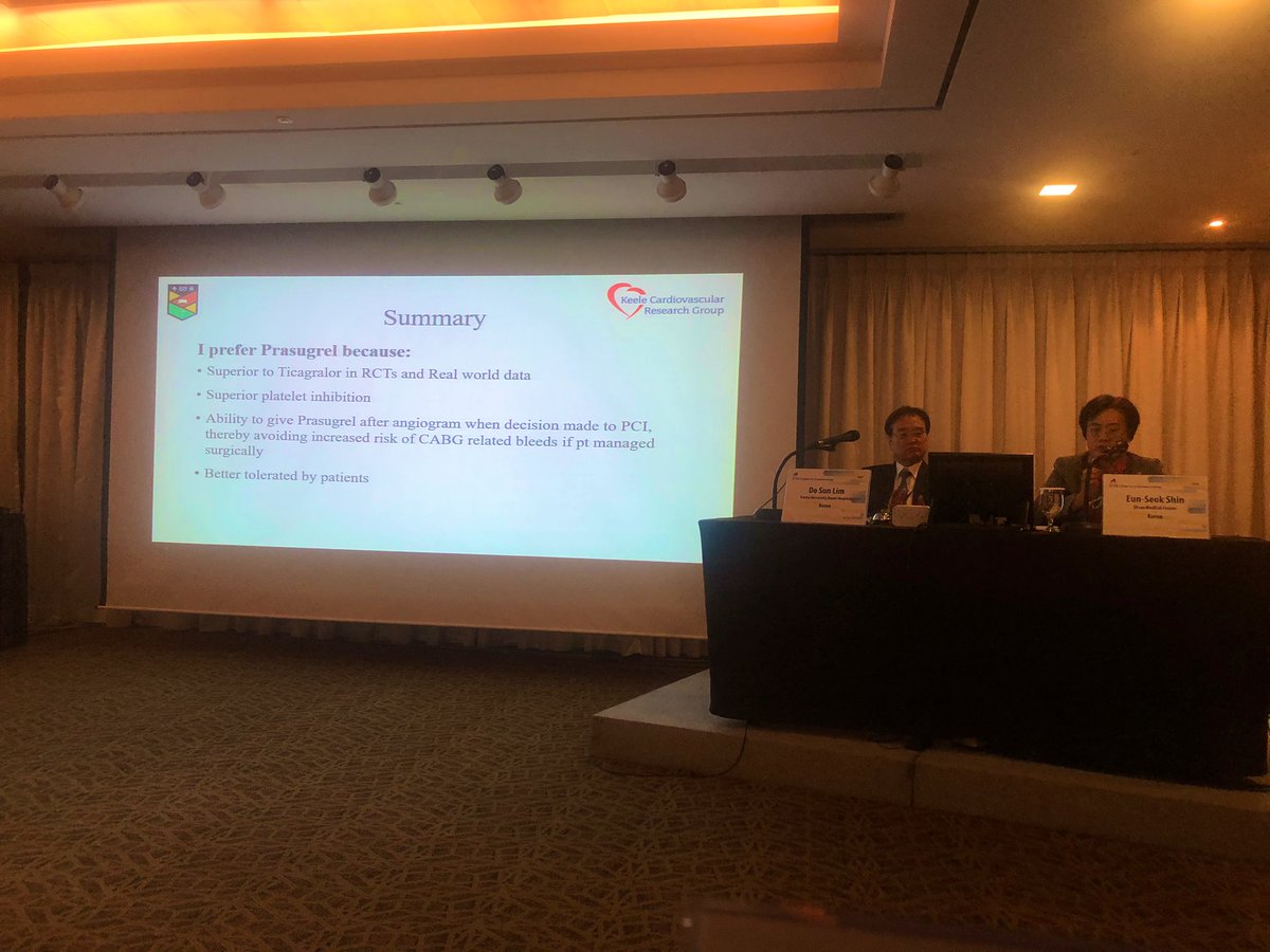 <a href="/YongcheolKim2/">Dr. Yongcheol Kim</a> <a href="/mmamas1973/">Mamas A. Mamas</a> <a href="/ShrillaB/">Dr Shrilla Banerjee MD FRCP 💙</a> <a href="/mirvatalasnag/">MIЯVΛƬ #IC ༄ ｡°</a> <a href="/SVRaoMD/">Sunil V. Rao</a> <a href="/onco_cardiology/">Juan Lopez-Mattei, MD</a> <a href="/iamritu/">Ritu Thamman MD</a> @IAmDrIbrahim <a href="/cardioPCImom/">Ki Park</a> <a href="/willsuh76/">William Suh, MD</a> <a href="/jedicath/">jedicath աǟզǟʀ.ǟɦʍɛɖ</a> <a href="/DrMarthaGulati/">Dr. Martha Gulati ♥️🫀❤️‍🩹🇨🇦</a> <a href="/fischman_david/">David L. Fischman</a> <a href="/DocSavageTJU/">Michael Savage</a> <a href="/stefan_harb/">Stefan Harb</a> <a href="/purviparwani/">Dr. Purvi Parwani</a> <a href="/hvanspall/">Harriette Van Spall, MD MPH 🇨🇦</a> <a href="/Tesslagra/">Rich_cathRT(CI)☢️</a> <a href="/saraceciliamtz/">Sara C. Martinez MD PhD</a> <a href="/KoushikReddyMD/">Koushik R. Reddy, MD, FACC, FACLM, DipABLM,LMI</a> @AnkushG39398412 <a href="/Dralkutshan/">Dr. Raed Alkutshan MD, FSCAI رائد القطشان</a> <a href="/rajivxgulati/">Rajiv Gulati</a> <a href="/JCRBusan/">Joint meeting of Coronary Revascularization</a> Prof <a href="/mmamas1973/">Mamas A. Mamas</a> prefers Prasugrel, 

moderated by 2 leading physicians from

South Korea 

Dr Do-Sun Lim: Korea University

Dr Eun Seok Shin: Ulsan University

<a href="/JCRBusan/">Joint meeting of Coronary Revascularization</a>