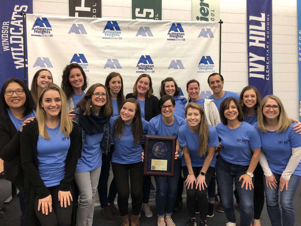 "On behalf of the District and the Board, congratulations. The Blue Ribbon achievement is the highest achievement a school could get and it was so well deserved." - @ahsd25supt #d25BOE