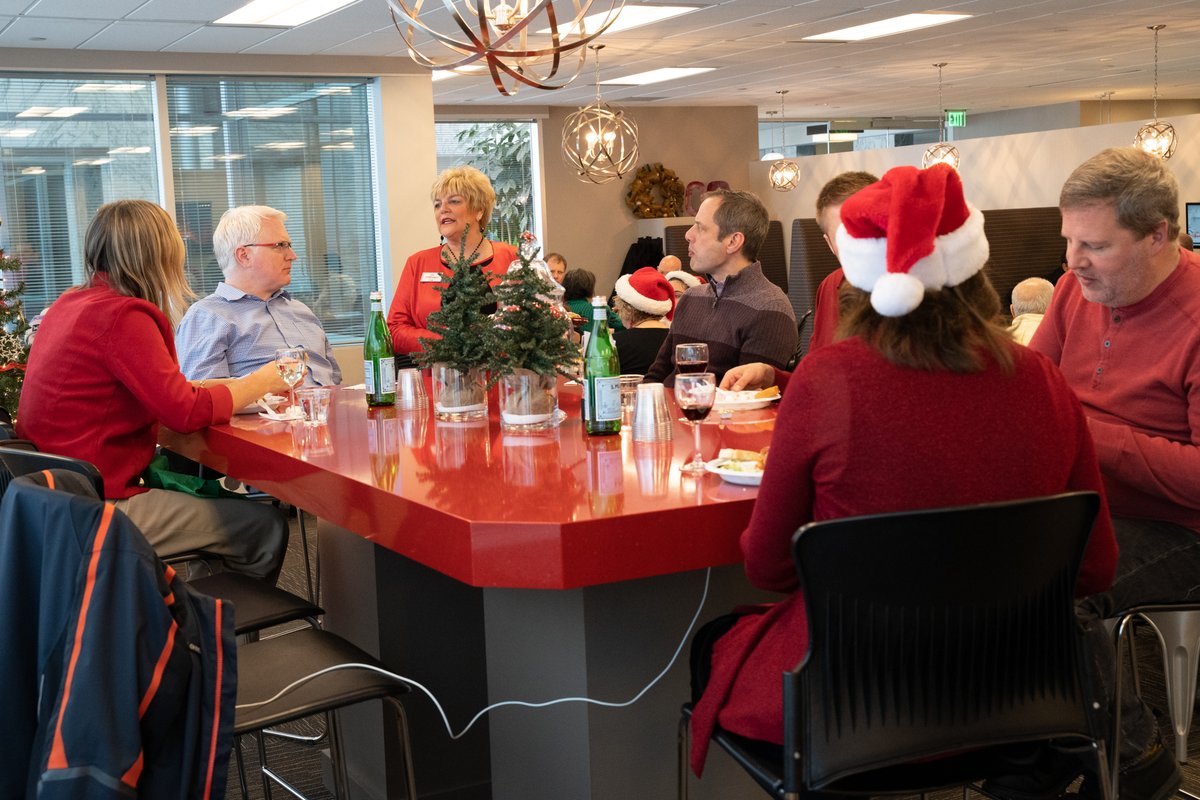 We love lasagna!! Another great Holiday Luncheon today at our Minnetonka OffiCenter, thanks for all the awesome members that came!