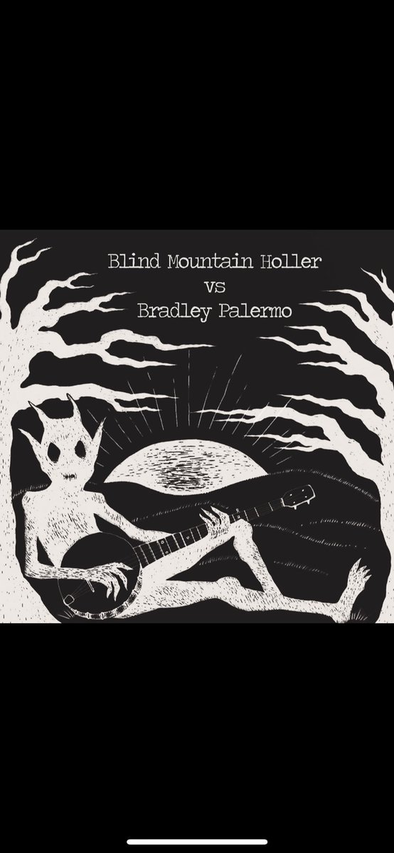 This comes out tomorrow on all streaming platforms, bandcamp and our merch table. So happy we got to do this with <a href="/palermo_bradley/">Bradley Palermo</a>! 
#blindmountainholler #bmh #bradleypalermo #acoustic #splitrelease