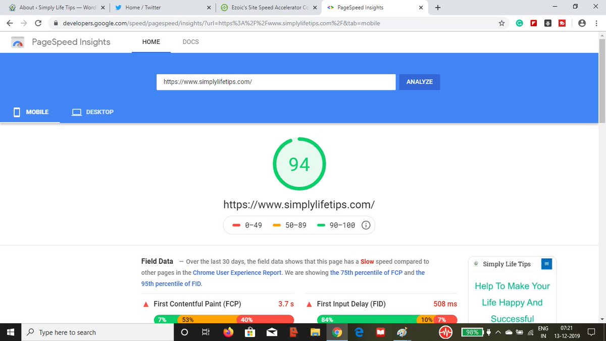 simplylife_tips's tweet image. Started using Ezoic from yesterday. #sitespeedaccelerator