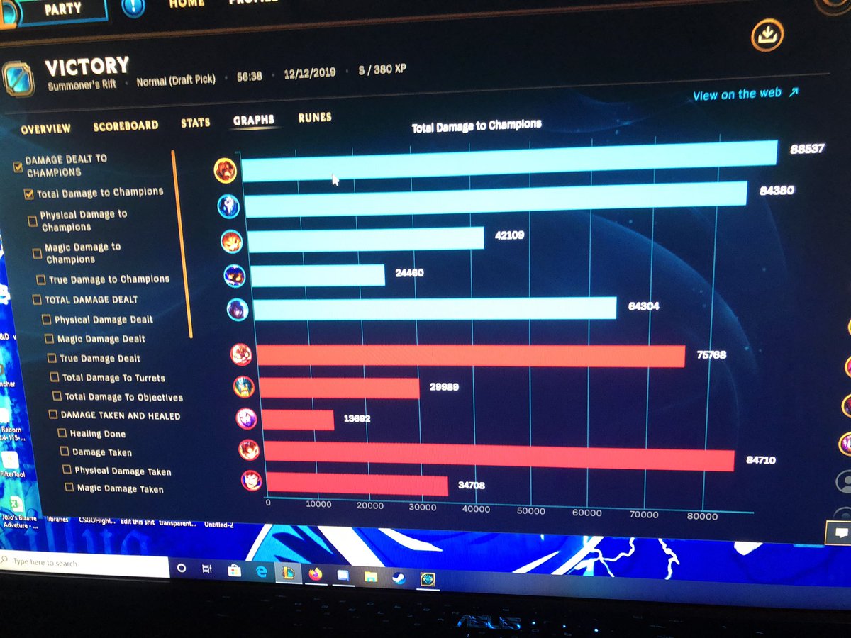 Now that’s a League game!