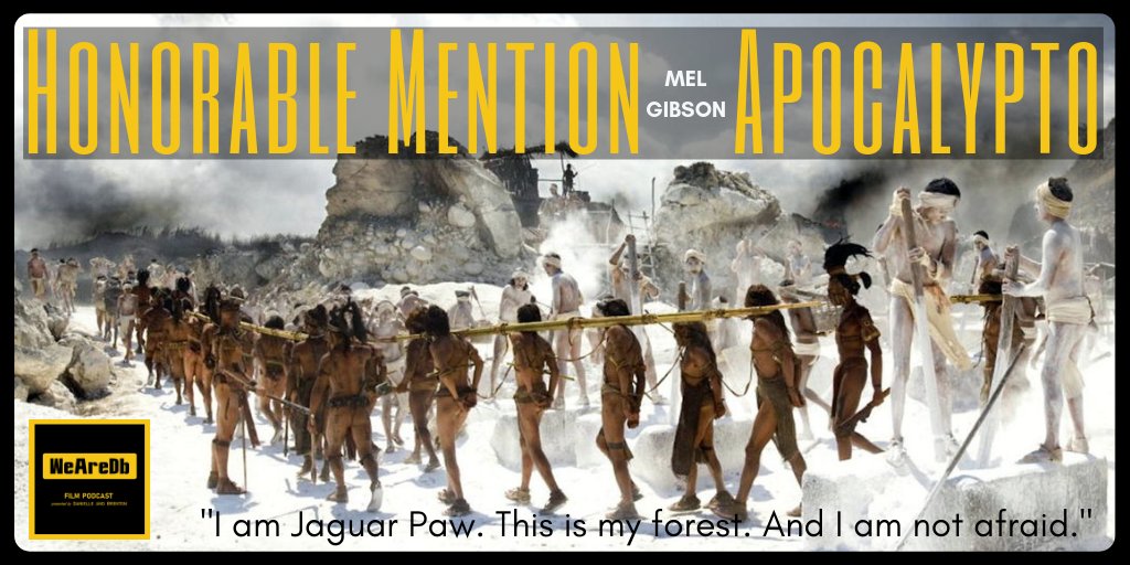 'Apocalypto' (2006), rated as 7.8 on the IMDb. Honorable Mention episode available now, wherever you get your podcasts!
ow.ly/d7hG50sawFt
#IMDb #MoviePodcast #Apocalypto #MelGibson