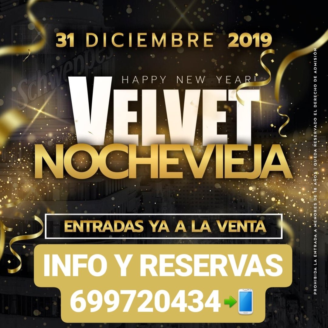 AlbertoEl7's tweet photo. ⭐#Discotecavelvet⭐
La mejor #Fiesta del centro de #Madrid!
#Lista de Alberto Sánchez⬅️
Info/Reservas 699720434
#Party #Discoteca #Velvet #DeFiestaPorMadrid #ListasGratis #Listas #ListasVelvet #SalirPorMadrid #FiestaEnMadrid #Vip #Rrpp #RrppVelvet #VelvetRrpp
#DuroCaminoAlRing https://t.co/NnNbk32zXC