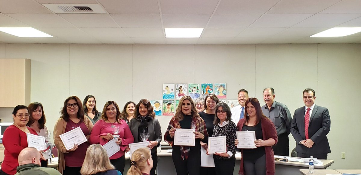 Tonight LUSD honored and recognized school secretaries and attendance clerks for their support service to our schools.  Congratulations to Selma Herndon’s secretary, Mrs. Dela Rosa and Attendance Clerk, Mrs. Espindola.