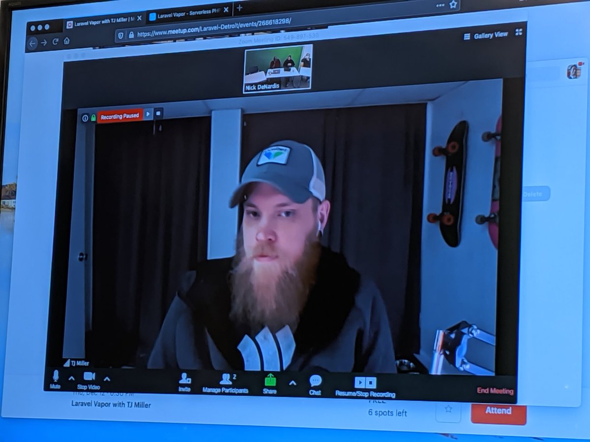DetroitLaravel's tweet image. Another successful meetup with @SIXLIV3 talking #Laravel #Vapor Thanks everyone for coming out! ⚡